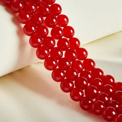 Vista 26 de 60 piezas de cuentas de turquesa africana natural de 6 mm, cuentas de gema redondas sueltas para hacer joyas