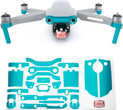 Vista 12 de Funda compatible con DJI Mavic Air 2 Color de acento A (Airforce Silver)