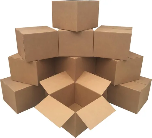Vista 9 de Amazon Basics Cajas de cartón para mudanzas, paquete de 15, pequeñas, marrones, 16 x 10 x 10 pulgadas Para embalaje y envío