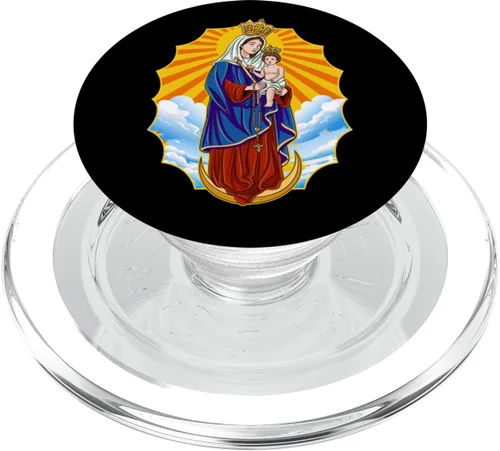 Vista 8 de Virgen Chiquinquira Chinita Zulia Maracaibo Venezuela PopSockets intercambiables PopGrip