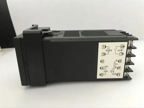 Vista 2 de Controlador de control de temperatura digital Termopar REX-C100FK02-V*an/V*EN Salida SSR REX-C100FK02-M*an/M*EN Salida de relé (REX-C100FK02-MAN)