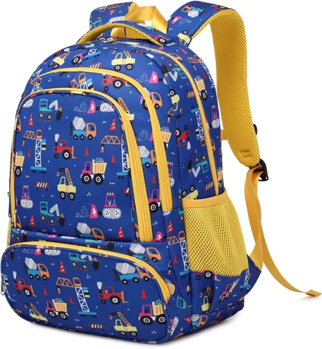 Vista 2 de abshoo Mochila ligera para niños para la escuela primaria Kindergarten Bookbag School Bags, Coche, Escuela, viaje