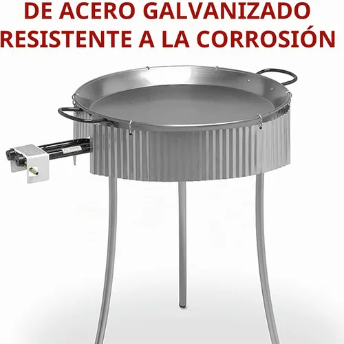 Vista 3 de Parabrisas para quemador de gas Paella (28 pulgadas)