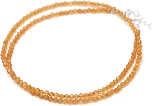 Vista 6 de Collar de Gargantilla de Piedras Preciosas Naturales con Cuentas, Cuentas Facetadas, Collar de Piedra Natal, Cristal de Sanación Energética, Regalo