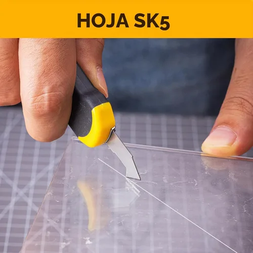 Vista 3 de STEELITE Plexiglass Cutter Acrylic Cutting Knife and 13 Pcs Blade Set, Easy to Use Multi-Use Cutter with Cutting Blade