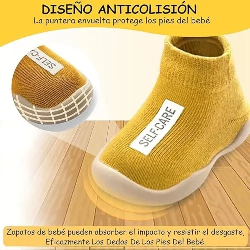 Vista 4 de ZAPATOS PARA BEBÉ CON SUELA ANTIDESLIZANTE – CÓMODOS Y SEGUROS