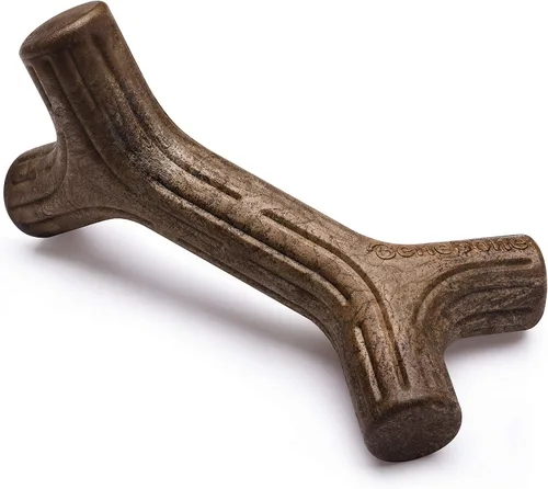 Vista 43 de Benebone Bone - Juguete masticable duradero para perros para masticadores agresivos, tocino real, fabricado en Estados Unidos, pequeño