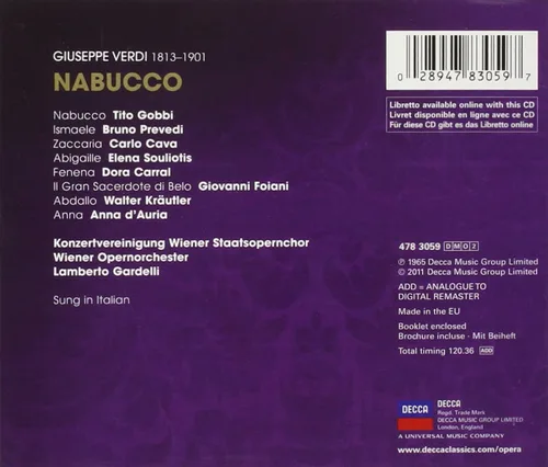 Vista 2 de Verdi Nabucco