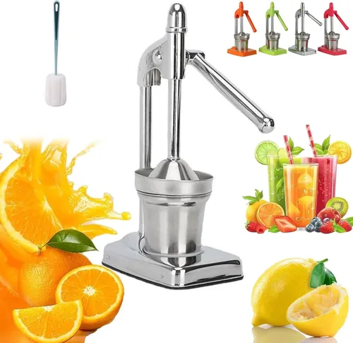 Vista 7 de Cast Iron Juice Press, Manual Press Juicer, Manual Juicer Cast Iron for Making Fresh Lemon and Orange Juice, Easy To Clean, Home and Kitchen