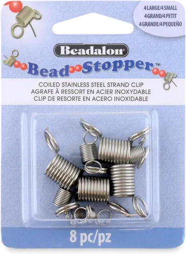 Vista 10 de Beadalon Tapón de cuentas, pequeño, puntas rosadas, 4 piezas