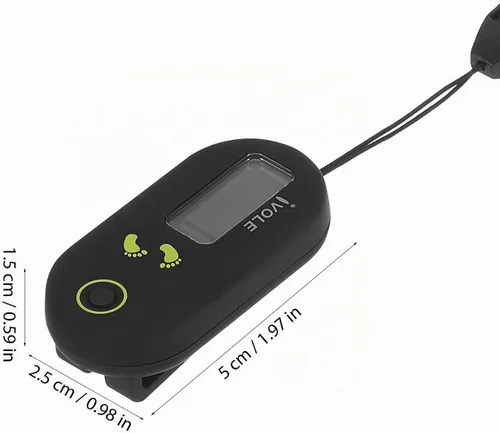 Vista 4 de 3D Pedometer, Simple Clip On Step Counter for Walking with Large Digital Display, No App, Accurate for Women Men Seniors Kids