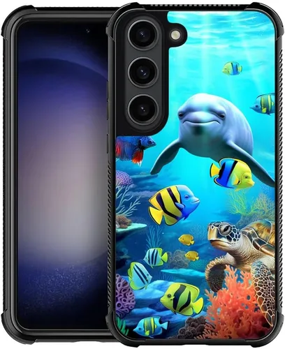 Vista 17 de Funda compatible con Samsung Galaxy S23, diseño de elefantes africanos, diseño increíble a prueba de golpes, antiarañazos, carcasa trasera