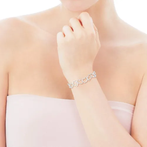 Vista 4 de TOUS Pulsera Carrusel en plata de ley 925