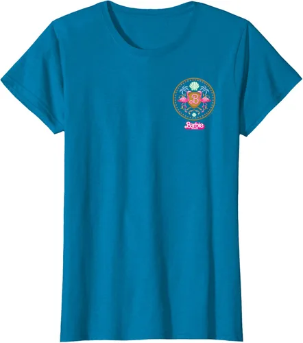 Vista 38 de Barbie The Movie - Camiseta Flamingo Crest Negro