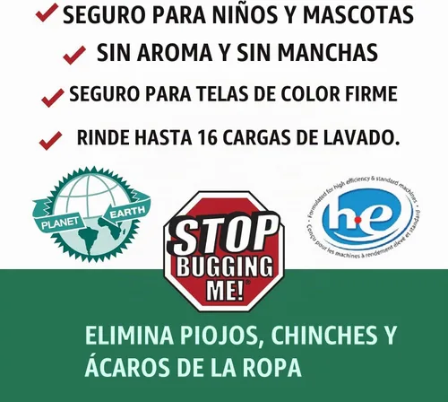 Vista 4 de Stop Bugging Me 7687734 Aditivo para ropa de 8 oz