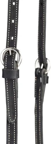 Vista 4 de Weaver Leather Black Latigo - Cabezada de cuero