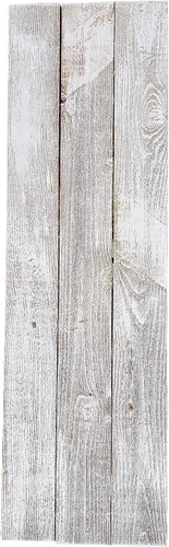 Vista 12 de Letrero de madera rústica envejecida DIY en blanco (gris envejecido, 11"x36")