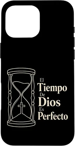 Vista 24 de Fe Cristiana El Tiempo De Dios ES Perfecto Cross - Carcasa para iPhone 16