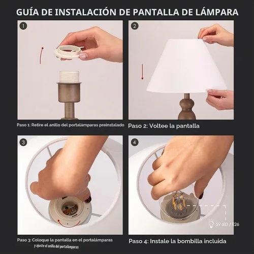 Vista 7 de O'Bright Ember - Lámpara de mesa recargable (carbón lavado)