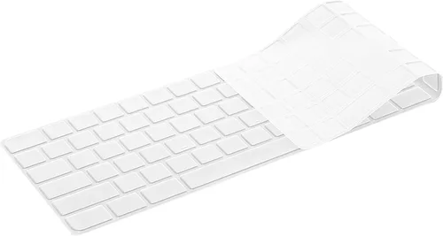 Vista 6 de co2CREA Funda protectora compatible con Apple Magic Keyboard w/Touch ID Numeric Keypad A2520 Ultra Thin Full Size Keyboard Cover