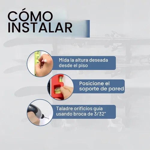 Vista 5 de StoreYourBoard Estante de almacenamiento de plástico ABS para esquí