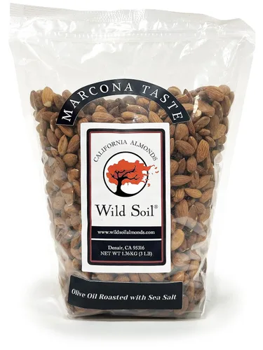 Vista 4 de Almendras Wild Soil Terra Preta – Mayor Proteína y Mayor Vitamina E Que Otras Almendras, Más Allá de Orgánico: Cultivadas Ecológicamente
