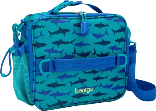 Vista 14 de Bentgo Bolsa de almuerzo con estampado para niños, doble aislamiento, reutilizable, para niños de más de 3 años, correa ajustable; sostiene