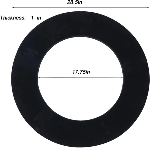 Vista 3 de Protector de pared para tablero de dardos, 5 piezas, tablero de dardos de corcho, envolvente de pared
