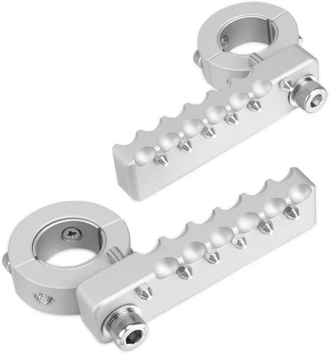 Vista 6 de GUAIMI Clavijas de carretera para motocicleta, clavijas ajustables de ajuste universal para motocicleta con protector de motor de 0.866 in, 0.984