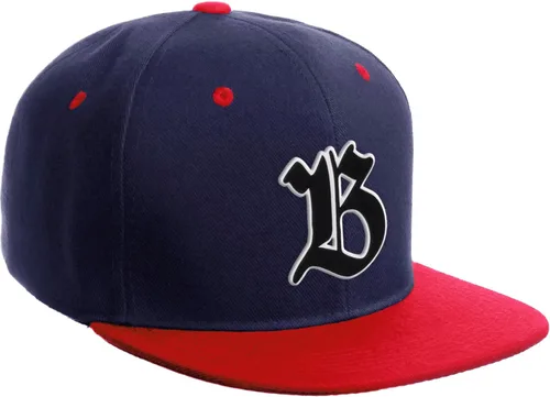 Vista 400 de Daxton Gorra clásica con visera de billete plano con letras del alfabeto inglés antiguo de la A a la Z