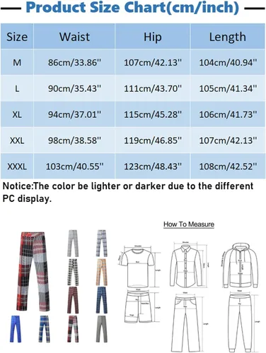 Vista 6 de Pantalones de lino y algodón para hombre Ofertas Del Dia De Hoy Relampago para hombre Pantalones plisados dobles Pantalones deportivos largos