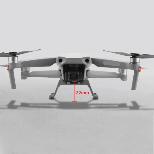 Vista 3 de Tren de aterrizaje plegable Drone Elevación de la pierna Soporte de Soporte para D-‐ Mavic Air 2 /Air 2S Drones Accesorios