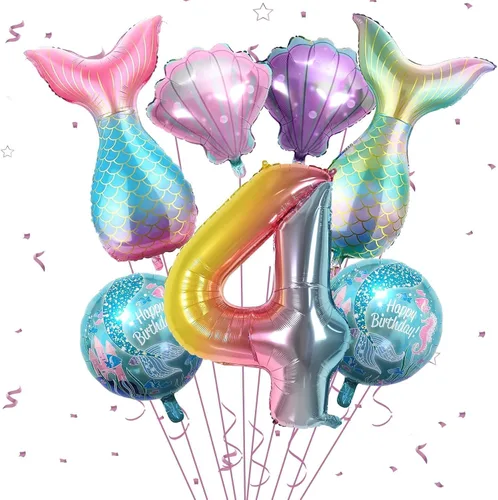 Vista 9 de Sowide Globo de mariposa para decoraciones de tercer cumpleaños, globos de mariposa, globos de mariposa rosa degradada, globo de Mylar