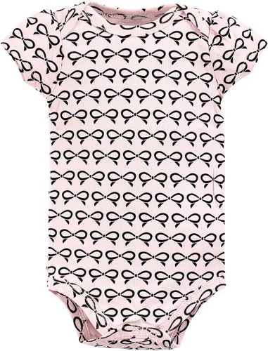 Vista 420 de Hudson Baby baby-girls Cotton Bodysuits 3-pack