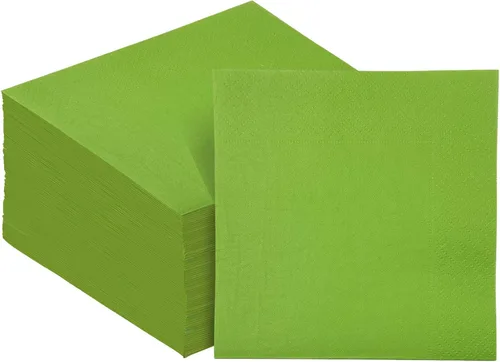Vista 22 de Servilletas de cóctel de 24 colores de 5 x 5 pulgadas desechables servilletas de papel para bebidas para cóctel, boda, cena, fiesta de cumpleaños
