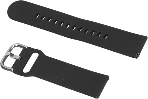 Vista 6 de Correa de reloj inteligente, ajuste libre de silicona agradable a la piel, anti pérdida, correa de reloj suave para Amazfit Bip U negro