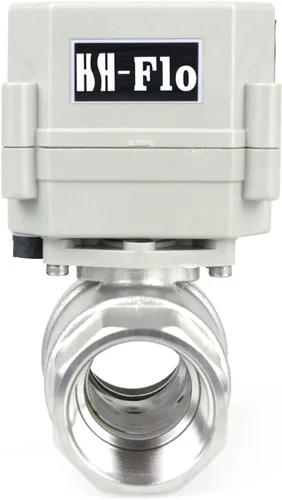 Vista 18 de 1/2" 3/4" 1" 110-230VAC Válvula de Bola Eléctrica Motorizada Normalmente Cerrada/Abierta CF8/Acero Inoxidable 304 Con Enchufe de EE. UU.