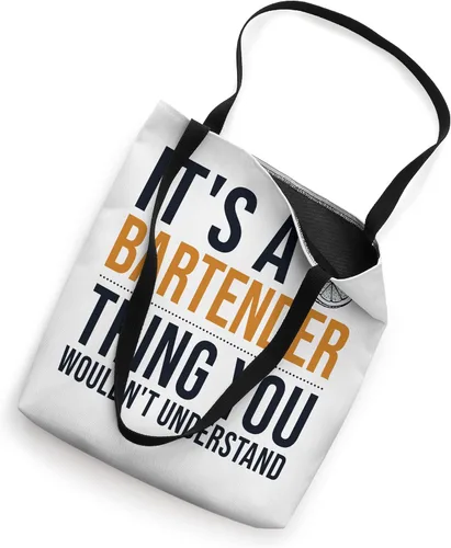 Vista 2 de It's a Bartender Thing Barman Mixologist Barmaid Bartender Tote Bag
