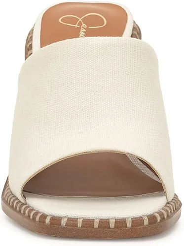 Vista 2 de Jessica Simpson Womens Lendrila Leather Slip-On Heels