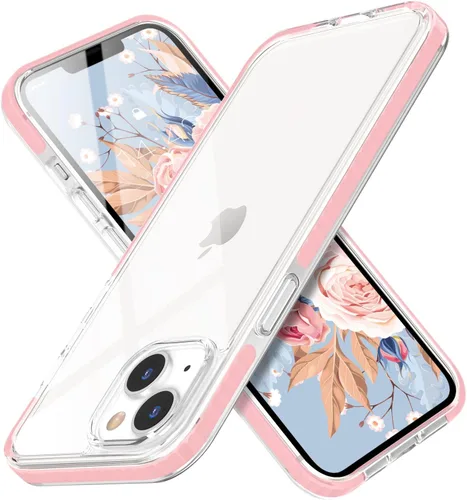 Vista 8 de MATEPROX Compatible con iPhone 14, transparente, delgada, transparente, a prueba de golpes, para iPhone 14 de 6.1 pulgadas 2022 (negro)
