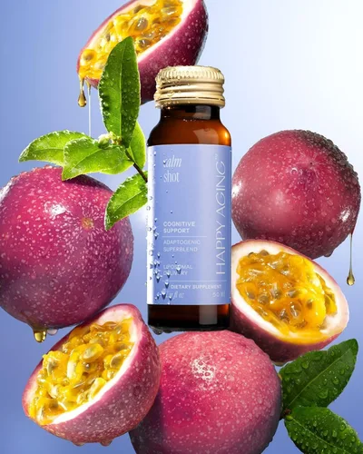 Vista 4 de Happy Aging Soporte de cortisol para mujeres, alivio del estrés y claridad mental con Ashwagandha, L-teanina, L-tirosina, sulfato de magnesio