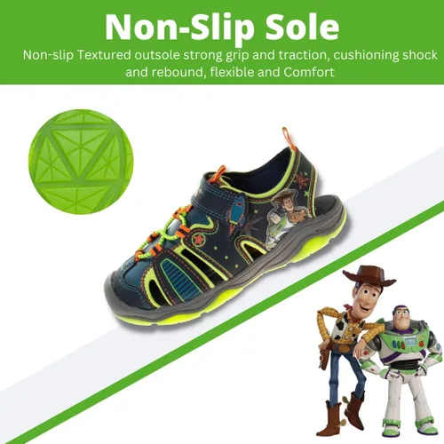 Vista 4 de Disney - Sandalias de Toy Story para niños - Sandalias deportivas de verano iluminadas (bebésniños pequeños)