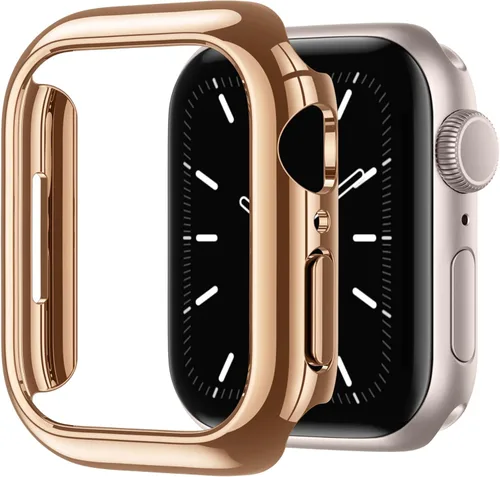 Vista 23 de Recoppa - Funda compatible con Apple Watch de 1 39⁄64 pulgadas (41 mm) Series 7 8 9, funda protectora de policarbonato duro ultradelgada a prueba