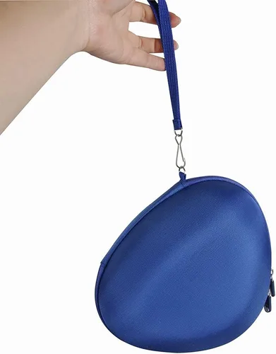 Vista 6 de Hermitshell Estuche rígido de viaje para auriculares iClever HS19/iClever BTH12 para niños (azul)
