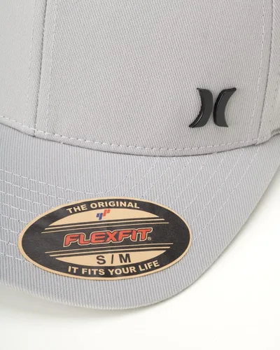 Vista 3 de Hurley Gorra de béisbol para hombre, sombrero ajustado Iron Corp