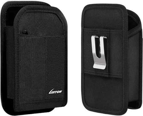 Vista 8 de Funda de escáner Zebra TC77 TC70 con clip y trabillas para cinturón, compatible con Zebra TC75, TC70x, TC70, TC72, TC77, escáner de código de barras