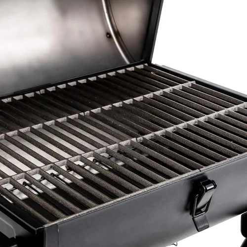 Vista 6 de Char-Griller E1816 King-Griller Gambler - Parrilla de carbón portátil en color negro
