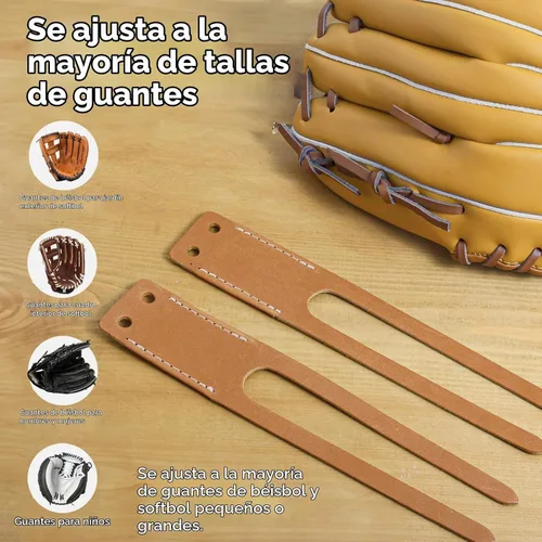 Vista 5 de TOFL Thumb & Pinky Loops for Baseball Glove Repair - Multiple Color Options Negro