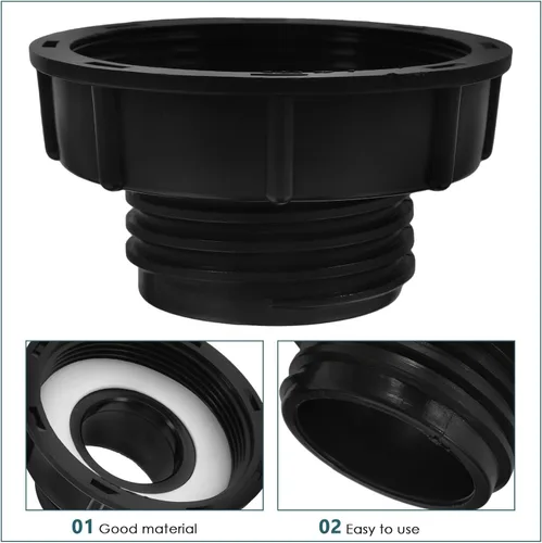 Vista 3 de Ibc Tote Valve Adapter, PP Fine Thread to 2 Inch Coarse Thread
