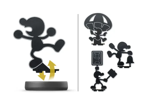 Vista 3 de Nintendo Mr. Game & Watch Amiibo (Super Smash Bros. Collection) For Wii U vídeo juego